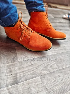 Brown Hig Cut Suede Chelsea Boots ,Chelsea Boots 40-45