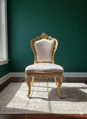 Elegant Gold King Louis Event Dining Chair