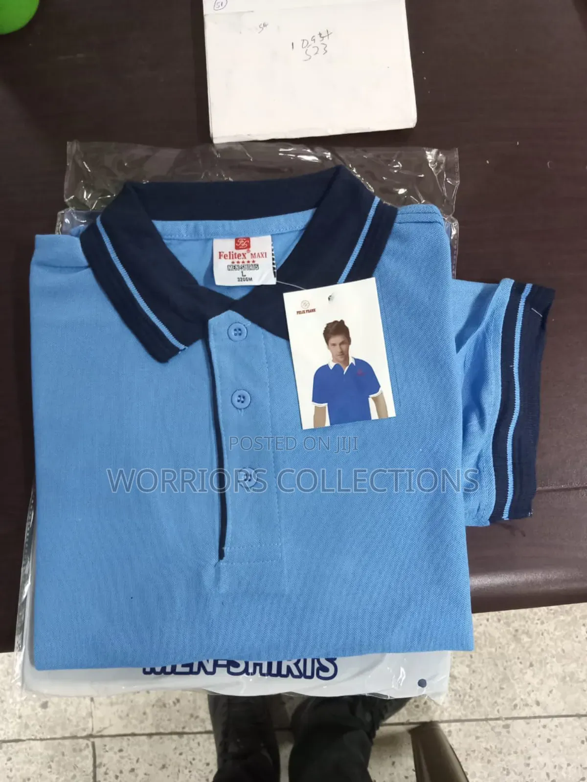 Dark Blue and Light Blue Polo T-Shirts Available