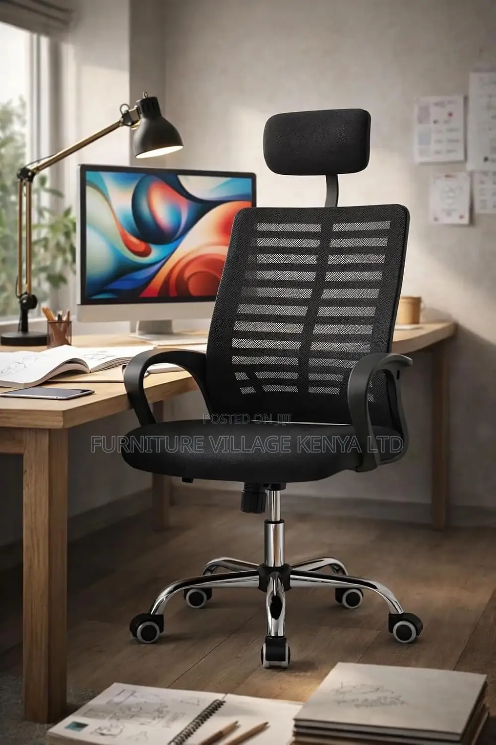 Ergonomic Office Chair With Headrest