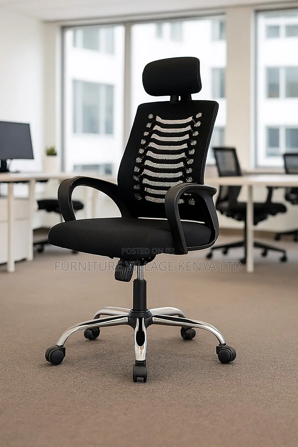 Ergonomic Office Chair With Headrest