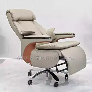 Leather Executive Gray Manager's Office Chair