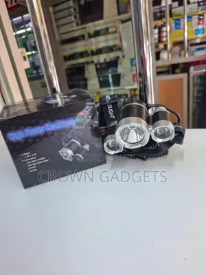 3× Cree T6 Led Headlamp Rechargeable Hiking Camping Light