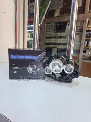 High Power Led Headlamp 3 Bulbs 4 Modes Outdoor Torch