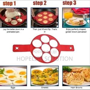 Silicone Pancake Non Stick Moulds Available