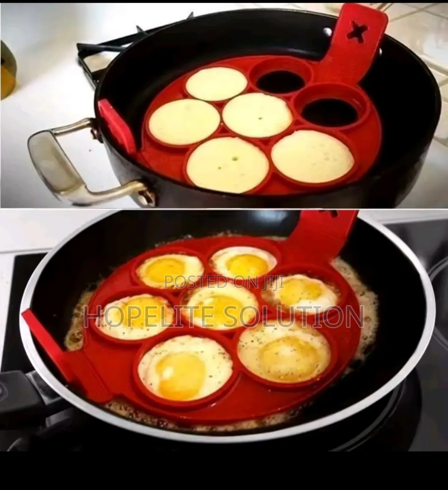 Silicone Pancake Non Stick Moulds Available