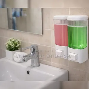 Double Wall Mounted Soap Dispenser