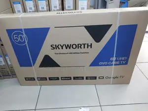 Skyworth 50" Frameless 4k Uhd Google Tv, Bluetooth And Cast Enabled