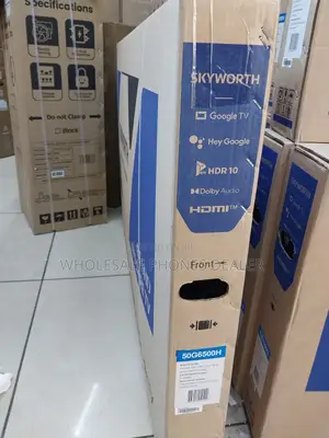 Skyworth 50" Frameless 4k Uhd Google Tv, Bluetooth And Cast Enabled