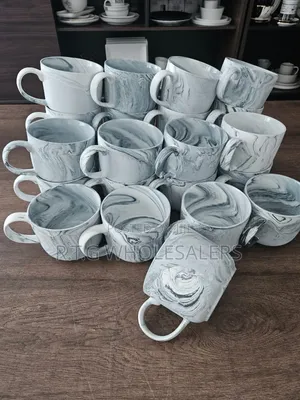 High Quality Gray Ceramic Mug/Soup at 
6 Pieces