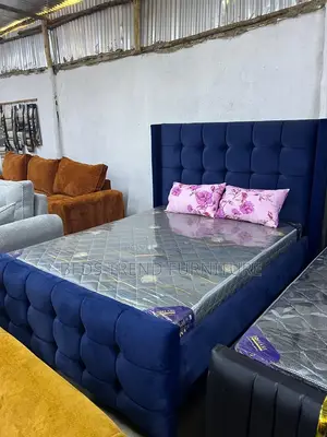 Blue Soft 5 by 6 Bed