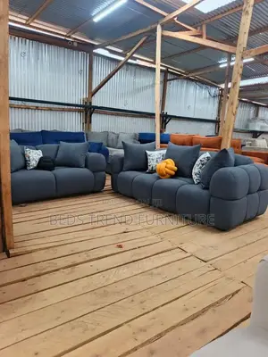 Modern Ample 5 Bubble Sofa Set
