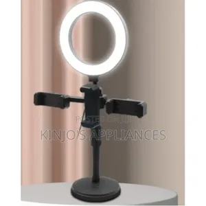 Double Stand Holder With 6inch Ring Light