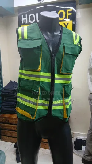 Black and Kenya Green Mission Jacket