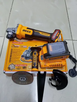 Cordless Ingco 20v Brushless Angle Grinder