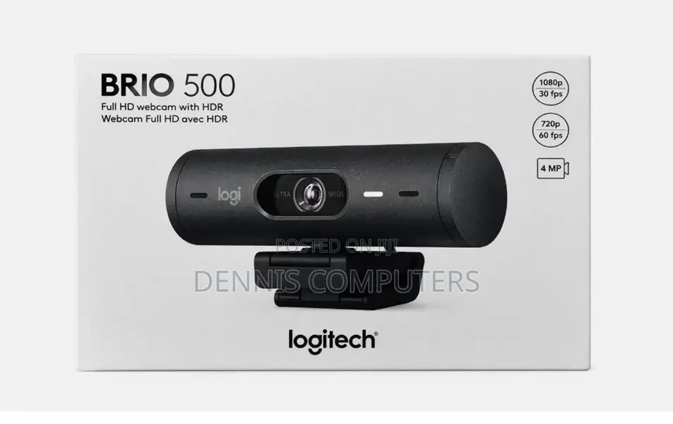 Logitech Brio 500 Graphite Webcam 1080p
