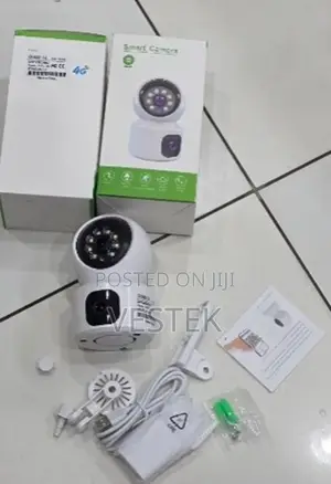 4mp Indoor Security Camera Dual Lens CCTV Camera V380 Pro Baby Monitor