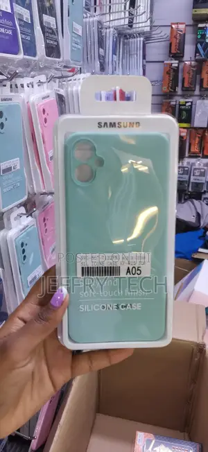 Tianyue Samsung Galaxy A05 Liquid Silicone Case With Microfibre Lining