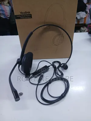 Yealink Analog Wired Headset Uhs34 Lite Mono