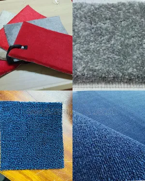 Premium Quality Wall to Wall Carpets in Red Wine, Ash Grey
