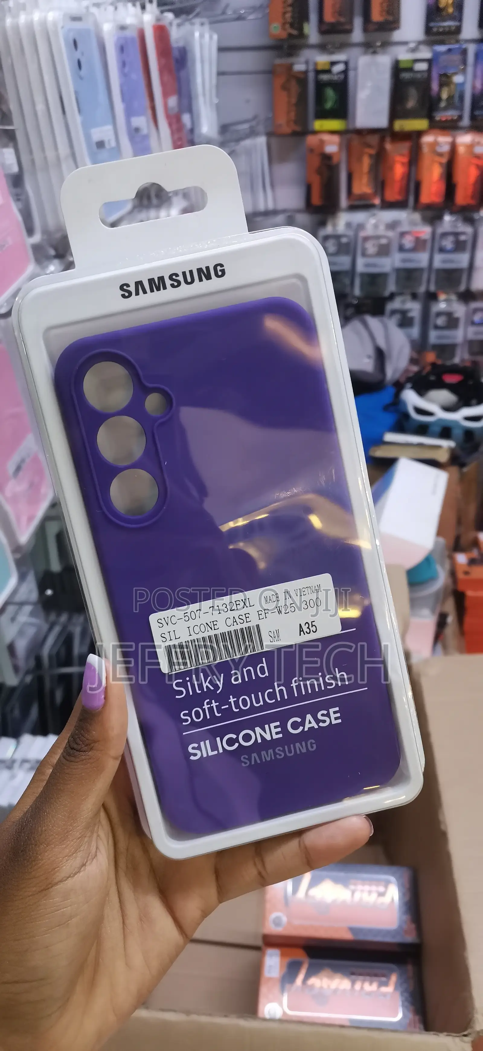 Slicsx Samsung Galaxy A35 5g Silicone Case With Microfiber Lining