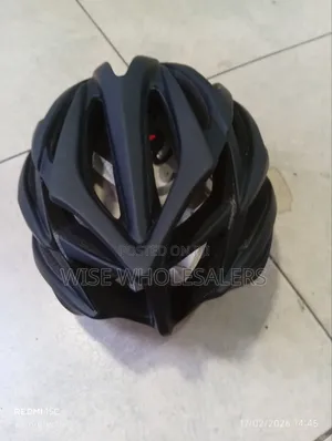 Black Cycling Helmet