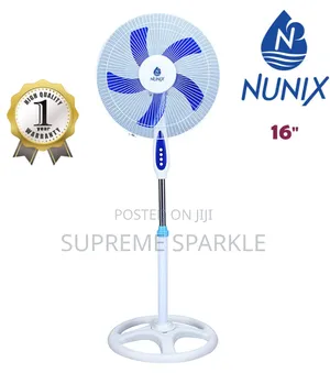 Nunix 16" Free Standing Fan. Stand Fan