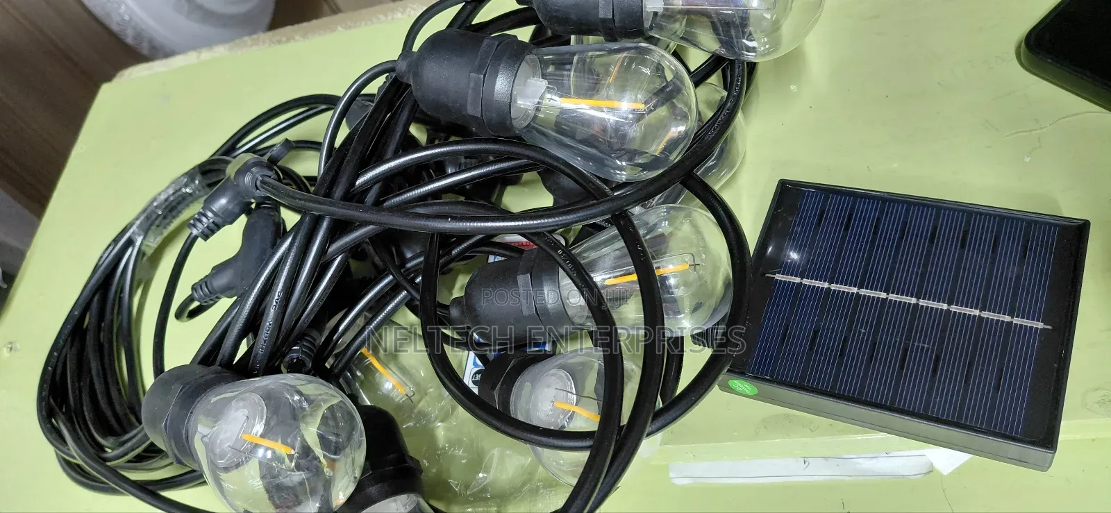Solar String Lights 10 Meters With 10 Bulbs