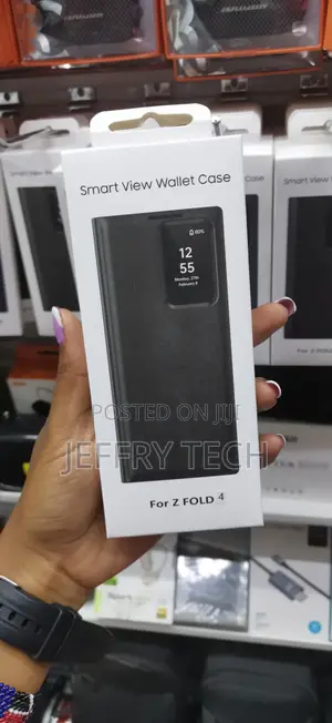 Hovisi Samsung Galaxy Z Fold 4 Smart Clear View Case Viewing Window