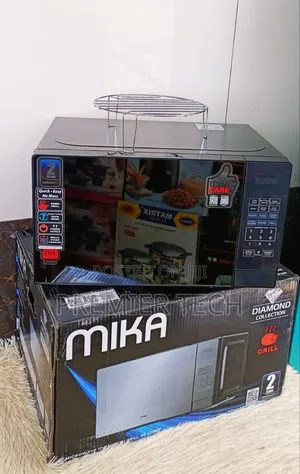 Mika Microwave Oven Grill 20ltr With 1000w Grill Silver