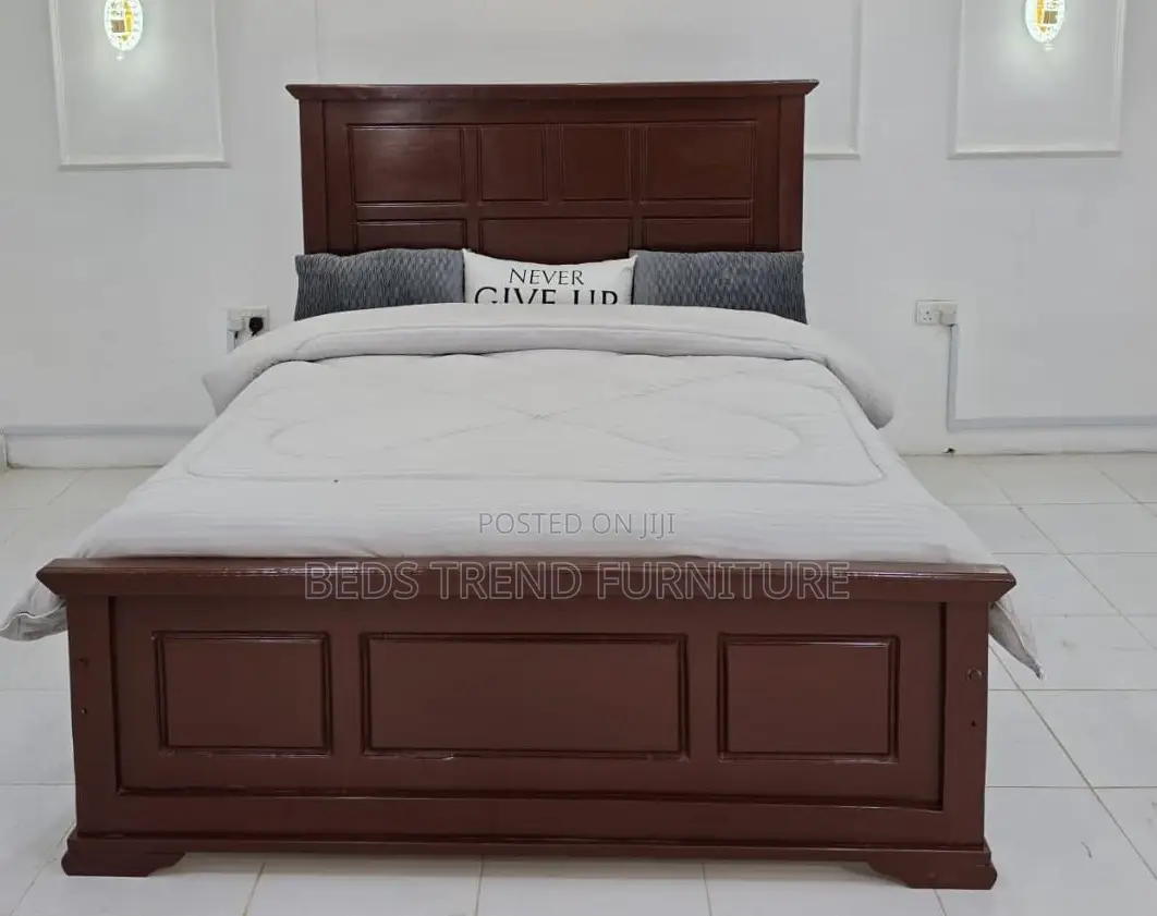Lounging Wooden 5 by 6 Bed