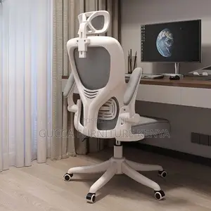 Ergonomic White Mesh Office Desk Chair