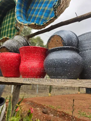 Red,Grey,White Succulents Pots