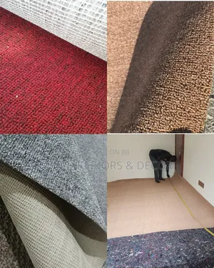 Wall To.Wall Carpets in Burgundy, Brown, Grey and Beige
