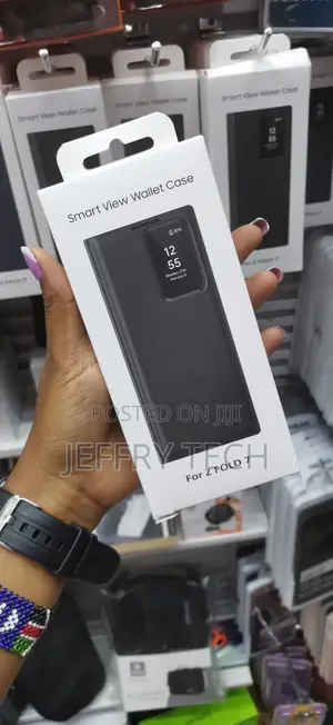 Buikes Samsung Galaxy Z Fold7 Smart Clear View Flip Case