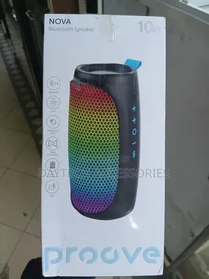 The Proove Nova Portable 10w Bluetooth 5.3 Speaker With RGB Lighting