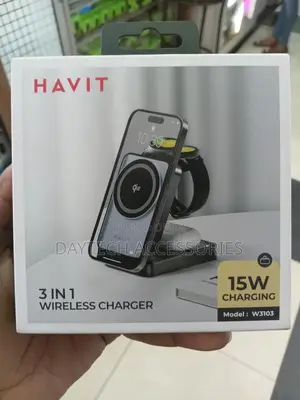 Havit W3103 3-in-1 Wireless Charger Station.