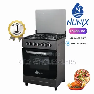 Nunix 60×60 3+1 Freestanding Cooker With Electric Oven