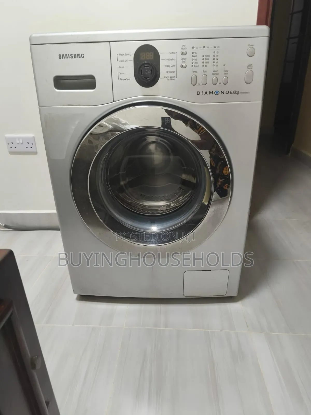 Samsung 6kg Front Load Washing Machine (Silver)