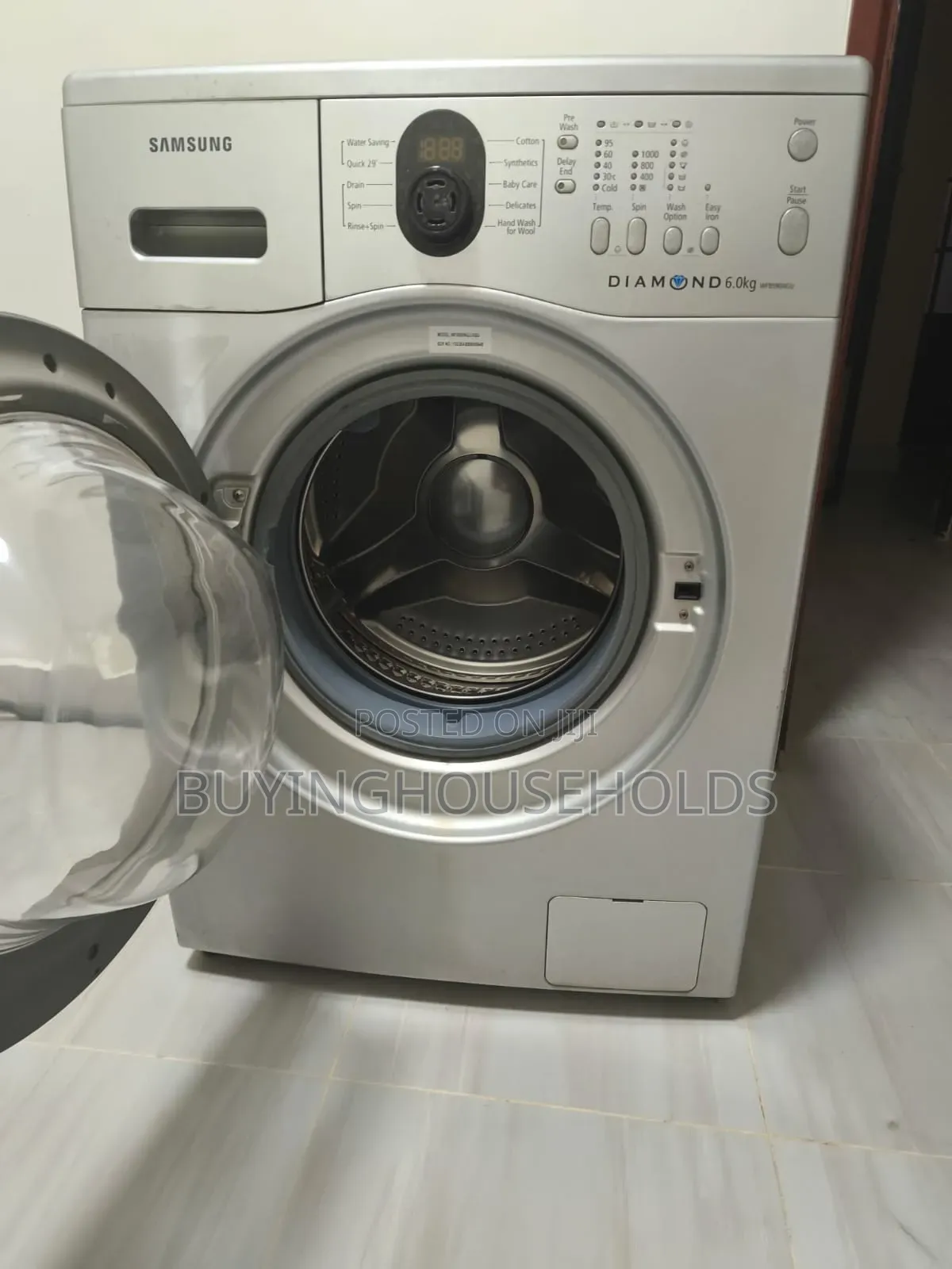 Samsung 6kg Front Load Washing Machine (Silver)
