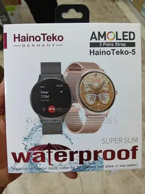 The Hainoteko-5 Ultra-Slim Round-Shaped Smartwatch.