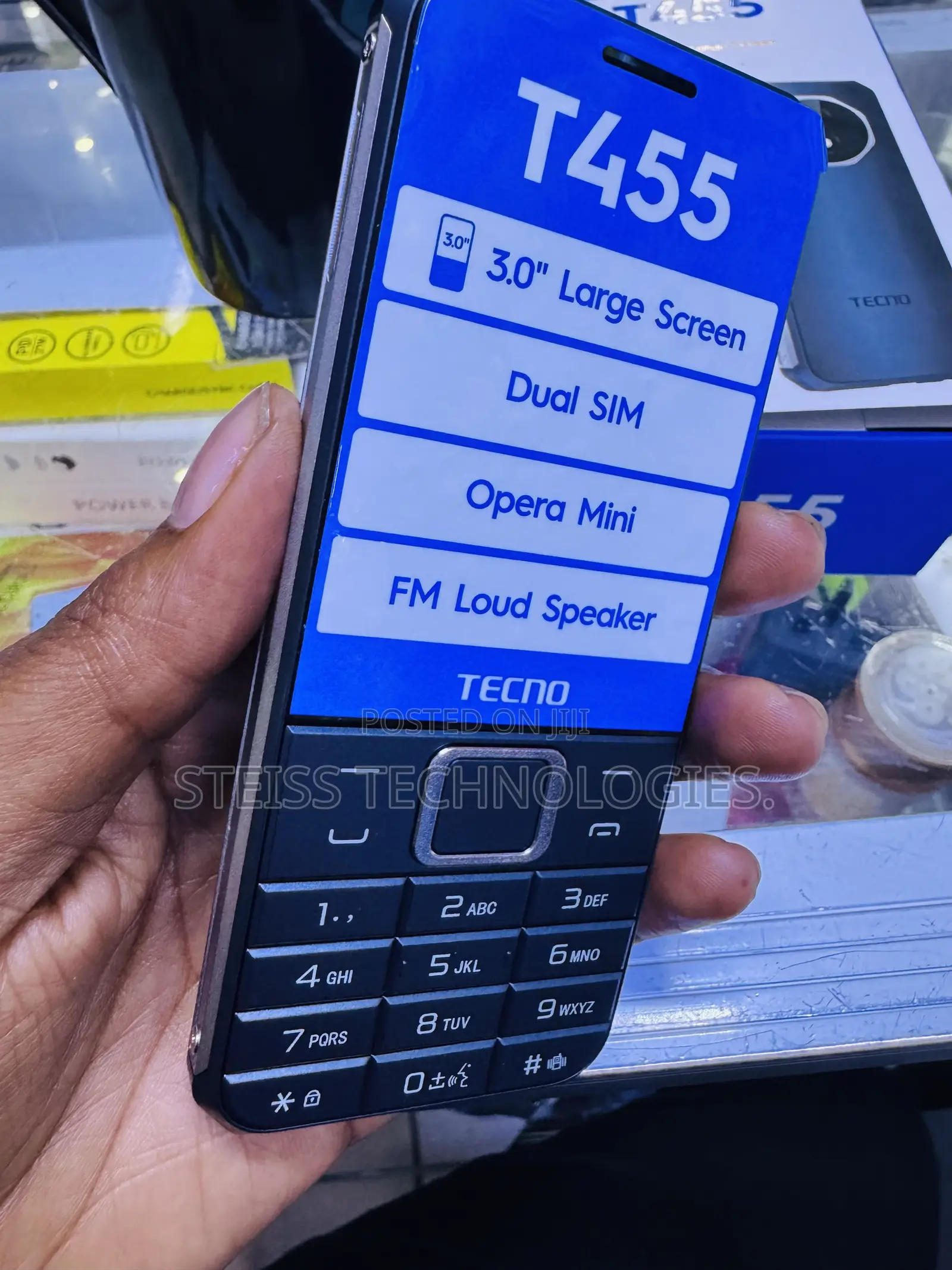 New Tecno T455 Black
