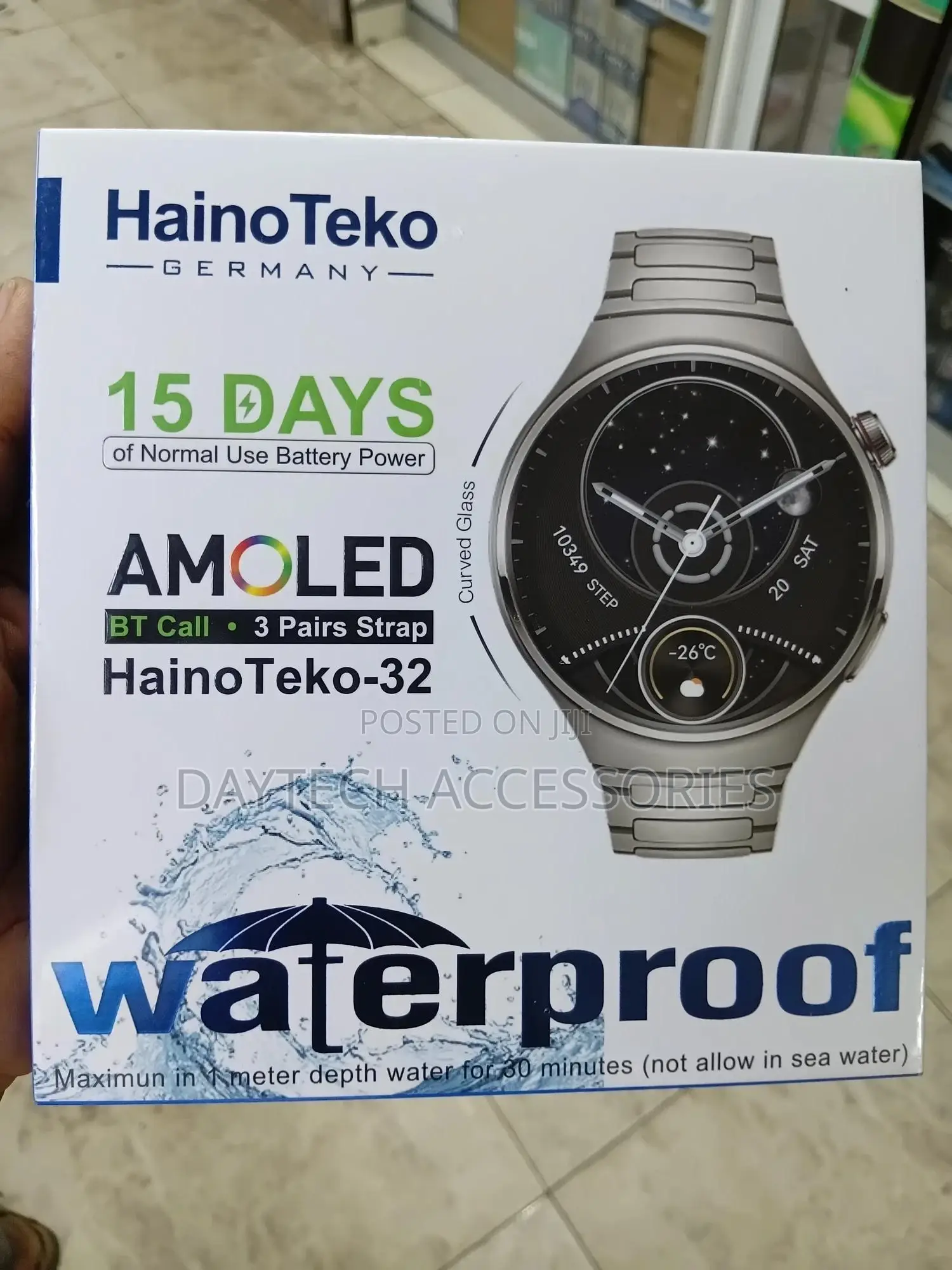 Hainoteko-32. Waterproof Smart Watch