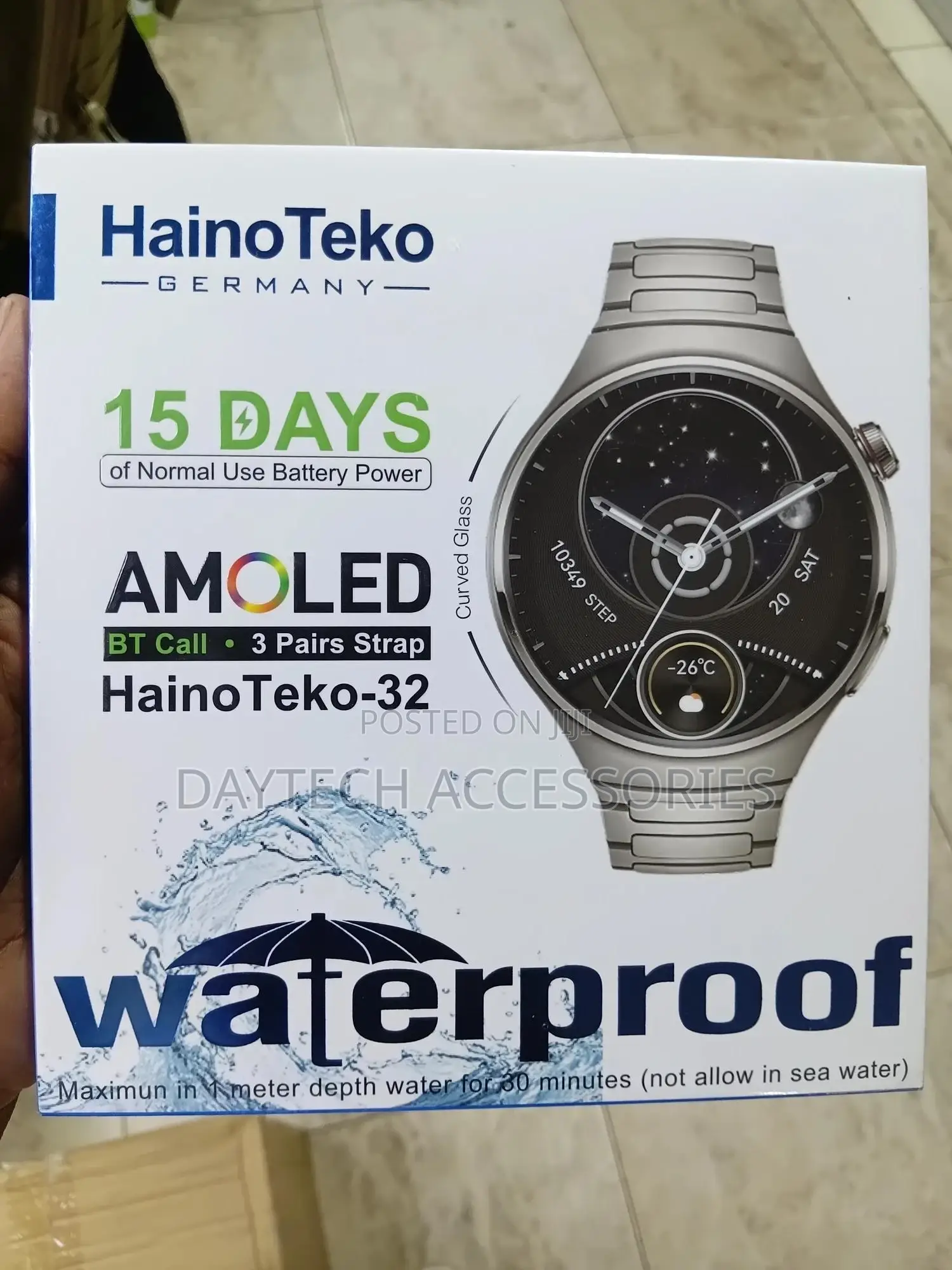 Hainoteko-32. Waterproof Smart Watch