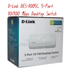 D-Link Des-1005c 5-Port 10/100 MBPS Desktop Switch