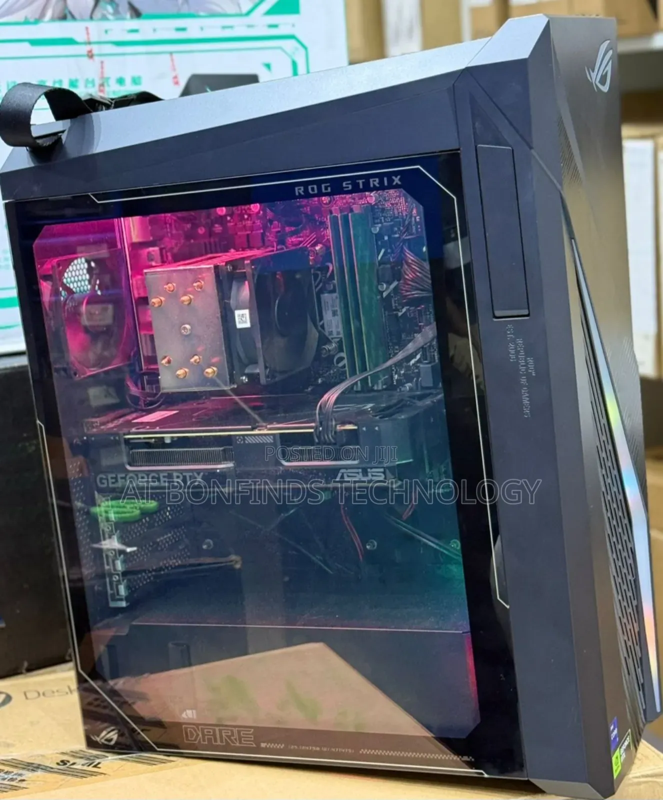 New Desktop Computer Asus ROG STRIX GD30CI 32GB Intel Core I7 SSD 1T