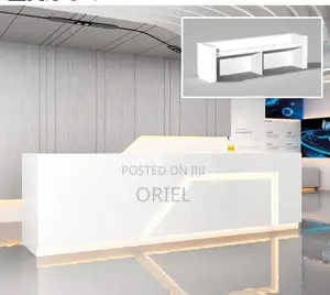 Reception Desks; Custom 180cm Led Office Lobby Reception Counter