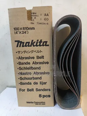 Makita Abrasive Sanding Belts/ Sand Paper 4"×24" 5pcs