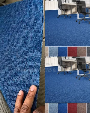 Dark Blue Wall to Wall Carpets for Floor Renovation/Warming