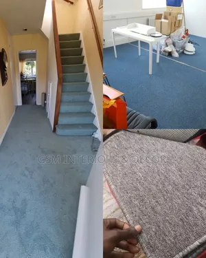 Wall to Wall Carpets in Crimy Grey Plain